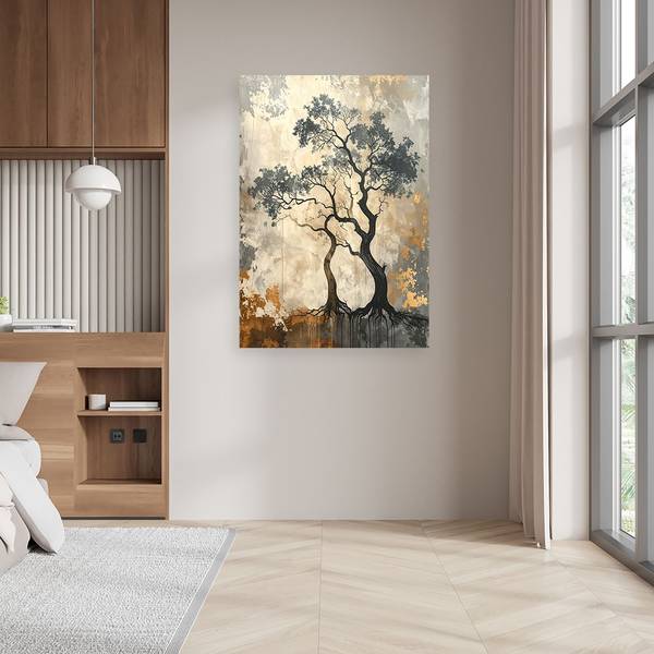 Wandbild Bäume 30 x 45 cm