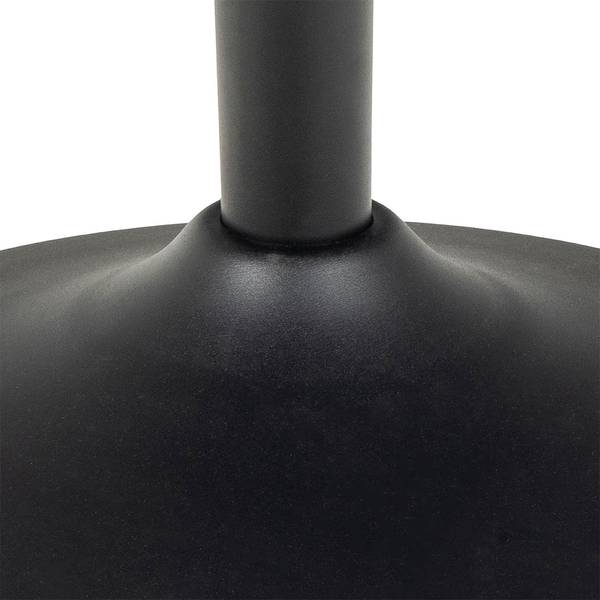 Couchtisch Malta Schwarz - Holz teilmassiv - 60 x 45 x 60 cm