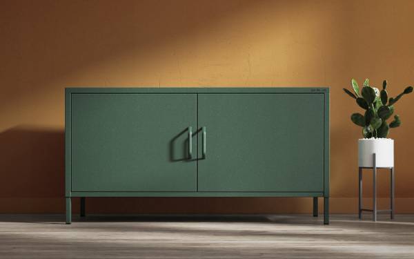 TV Schrank Rosa Dunkelgrün