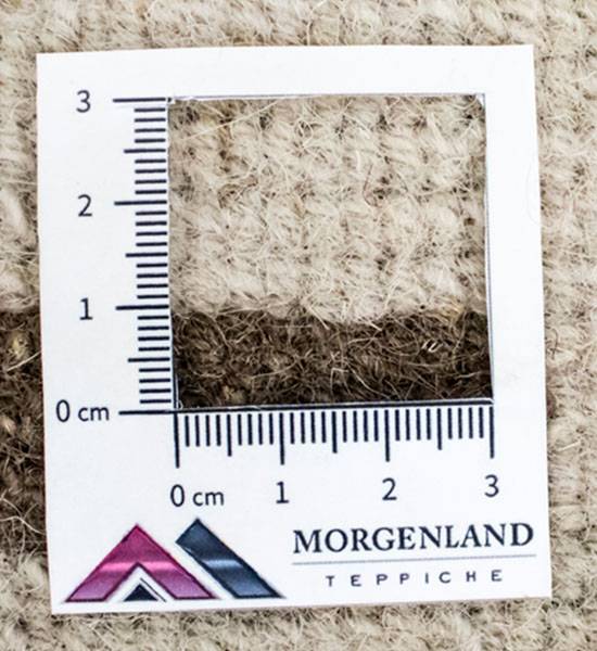 Handgeknüpft Wollteppich Beige - Wolle - 125 x 2 x 180 cm