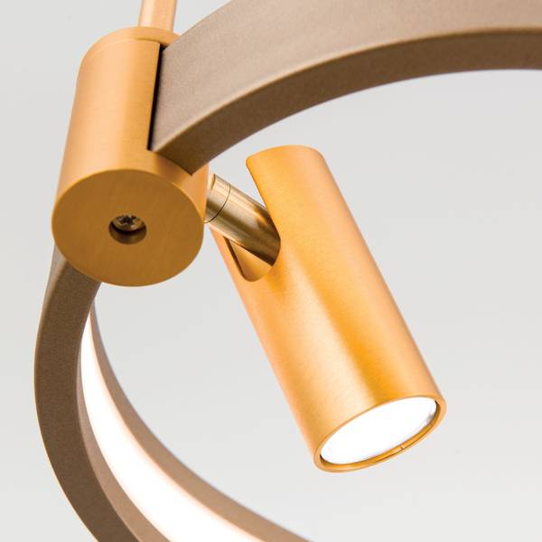 Suspension GRACE Doré - Métal - 22 x 4 x 112 cm