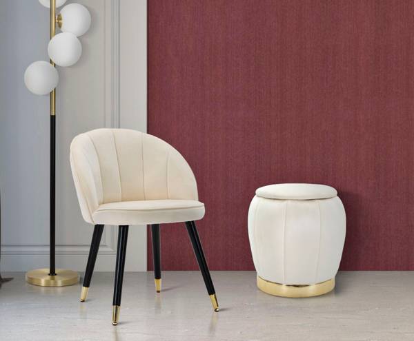 Hocker Paris Beige