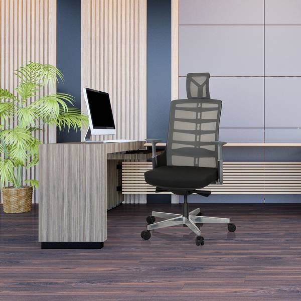 Bürostuhl SKARIF Schwarz - Grau