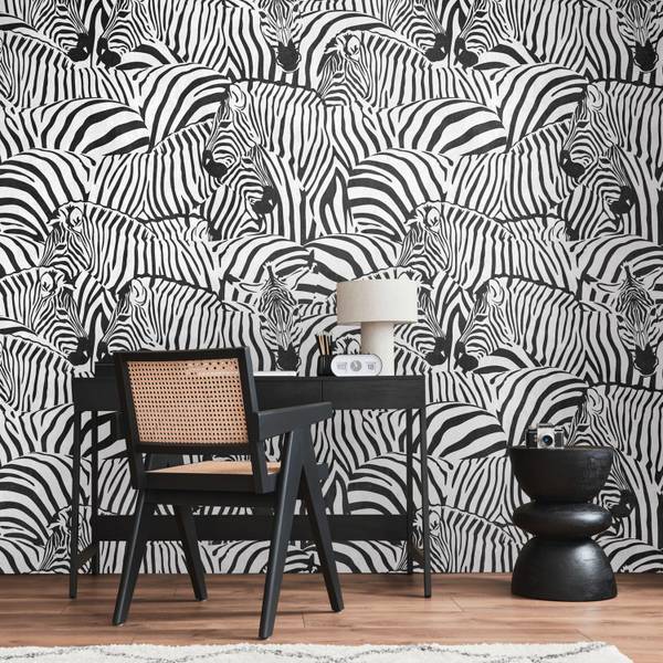 Fototapete 398731-GU Schwarz - Fleece - 159 x 280 x 1 cm