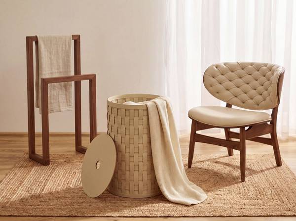 Korb 3309 Braun - Stahl - 40 x 60 x 40 cm