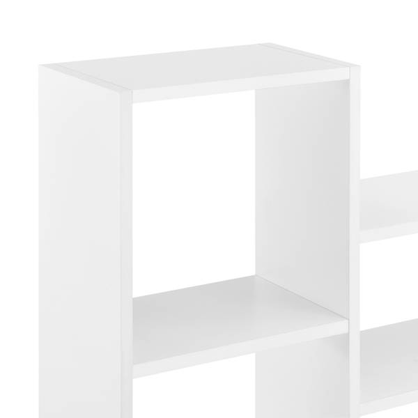 Wandregal Lillesand Weiß - Holzwerkstoff - 18 x 60 x 101 cm