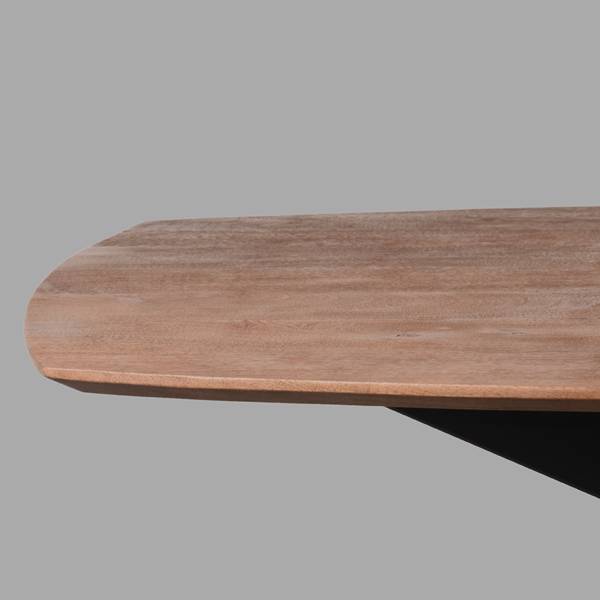 LABEL51 Eetkamertafel Zane - Espresso... Holz teilmassiv - 100 x 76 x 0 cm