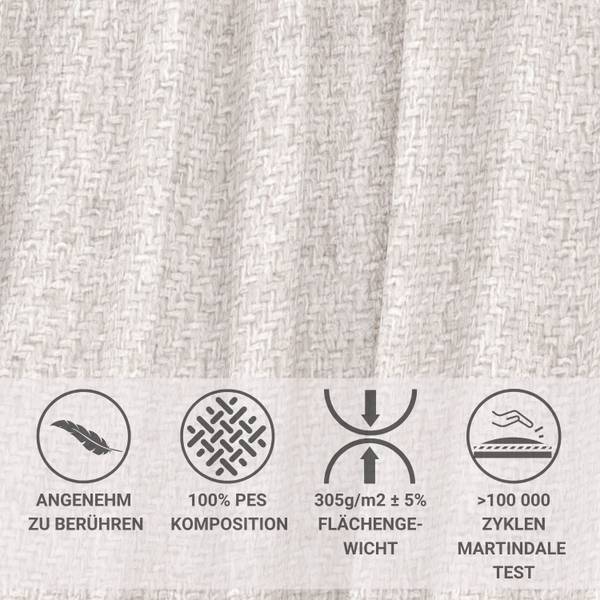Ecksofa mit Schlaffunktion Ucci Beige