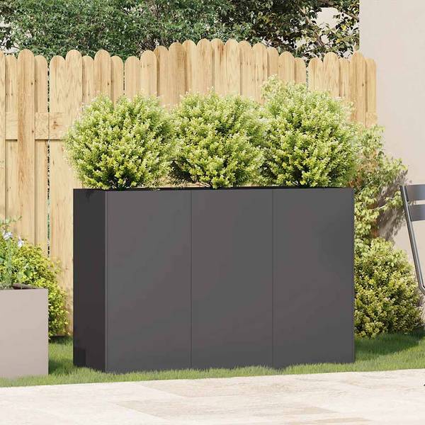 Pflanzkübel 3044620-1 Schwarz - 120 x 80 x 40 cm