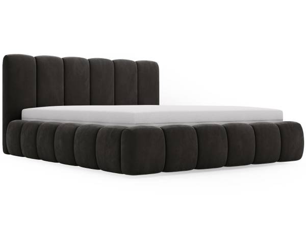 Polsterbett CLOUD Dunkelgrau