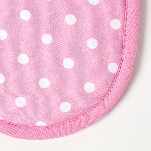 Ofenhandschuh doppelt Cupcakes Pink - Baumwollstoff - 18 x 1 x 84 cm