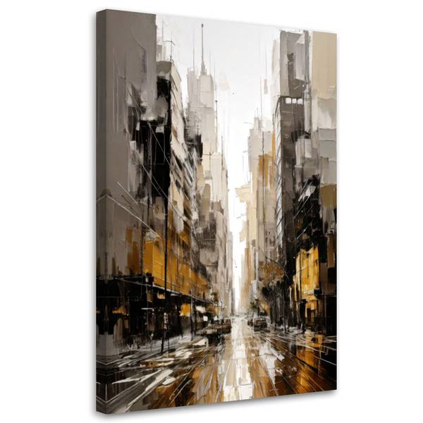 Wandbild Stadt 70 x 100 cm