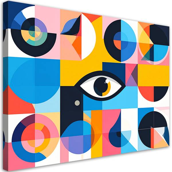 Wandbild Abstraktion 90 x 60 cm