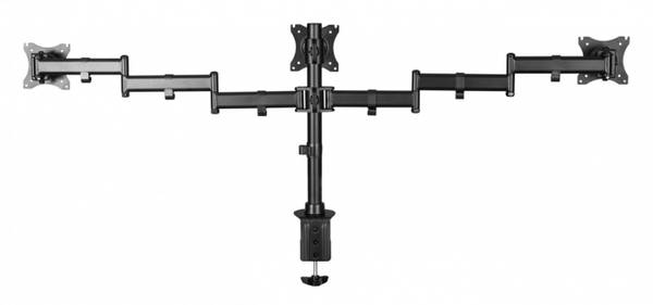 Monitorständer LUMLDT07-C036 Schwarz - Metall - 89 x 50 x 2 cm