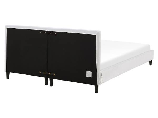 Doppelbett FITOU Braun - Weiß - Breite: 170 cm