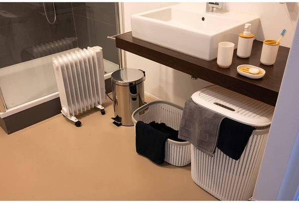 Ölradiator Elektroheizung 2500W WIN 1tl Grau - Metall - 43 x 63 x 24 cm