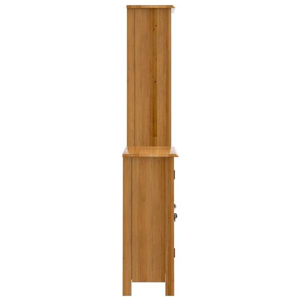 Badmöbel 3223461 2-teilig Braun - Kiefer - 48 x 170 x 32 cm