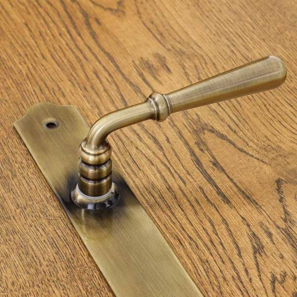 Türdrücker BARTON PZ72 Gold - Messing - 14 x 24 x 1 cm