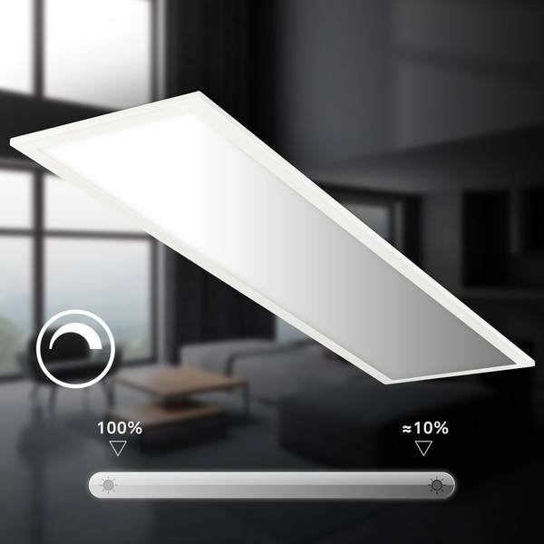 CCT Deckenleuchte 7767016 Weiß - ABS - 25 x 6 x 100 cm