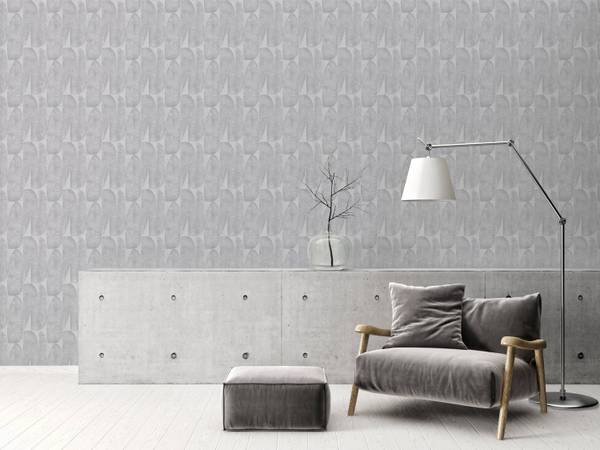Vliestapete 396582-GU Grau - Kunststoff - 53 x 1 x 1005 cm