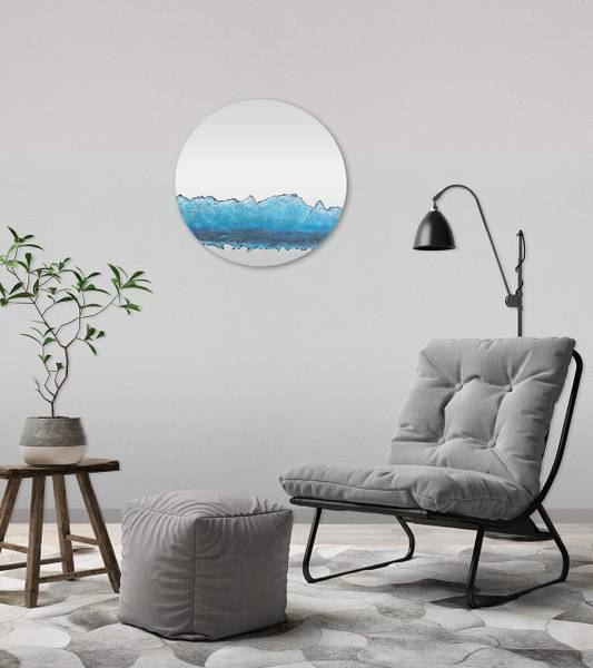 Wandspiegel Modern Sin Blau - Klarglas - 60 x 60 x 2 cm