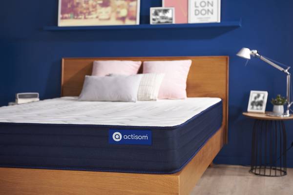 Matratze Actiflex life - 105 x 190 Weiß - Textil - 105 x 22 x 190 cm