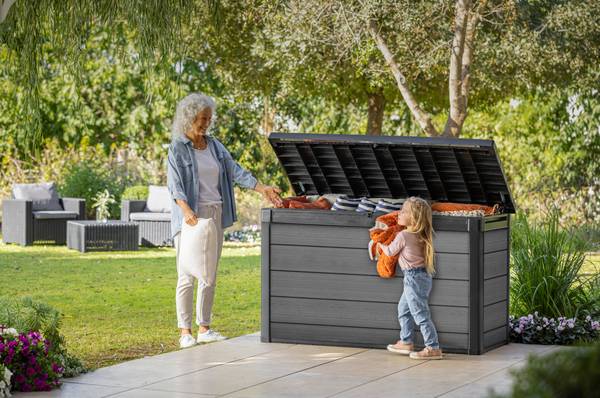 Aufbewahrungsbox Cortina Grau - Polypropylen - 73 x 90 x 152 cm