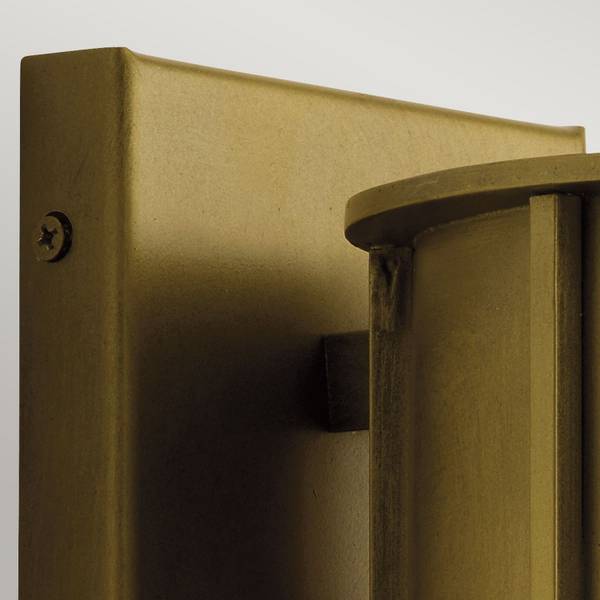 Wandleuchte ELLIE Messing Matt - Silber / Grau - Silbergrau - Durchsichtig