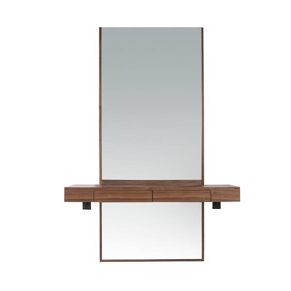 Wandspiegel 3235 Braun - Holzwerkstoff - 120 x 180 x 35 cm