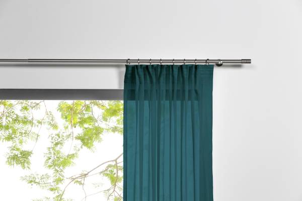 Schlaufengardine Pure Nachtblau - Höhe: 300 cm