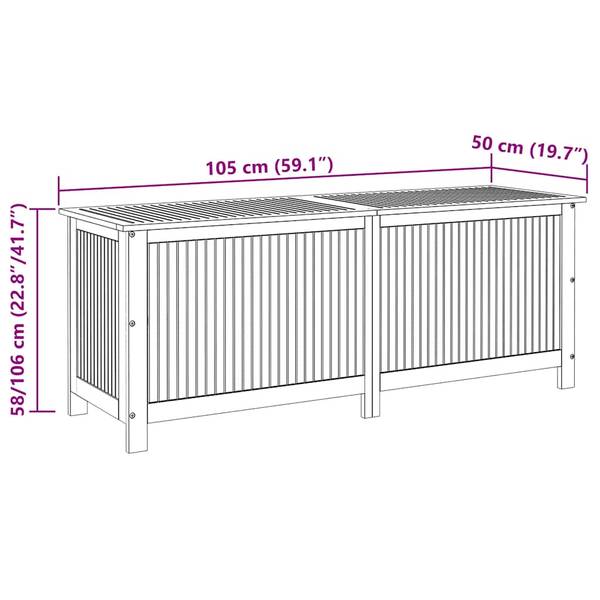 Garten Aufbewahrungsbox 3011572 150 x 58 cm