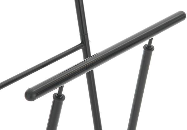 Herrendiener Rufus Schwarz - Metall - 40 x 110 x 35 cm