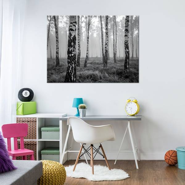 Wandbild Wald 60 x 40 cm