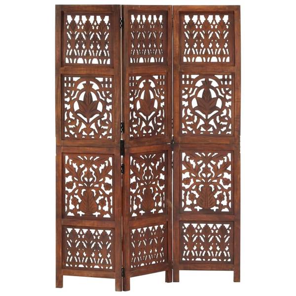 Raumteiler 3er Set D5435 Braun - 120 x 120 cm