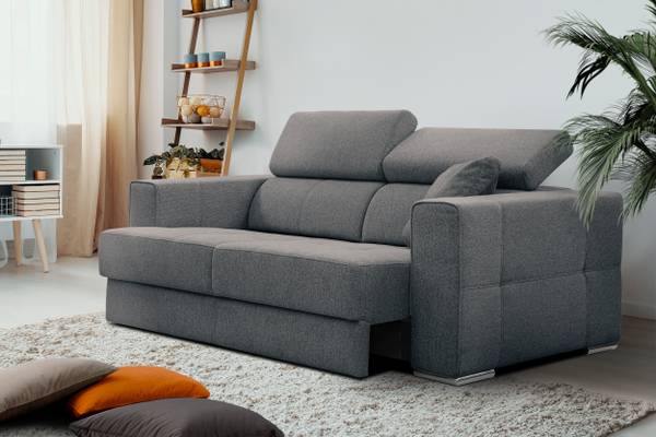 Sofa 3-Sitzer QUARTZ Dunkelgrau