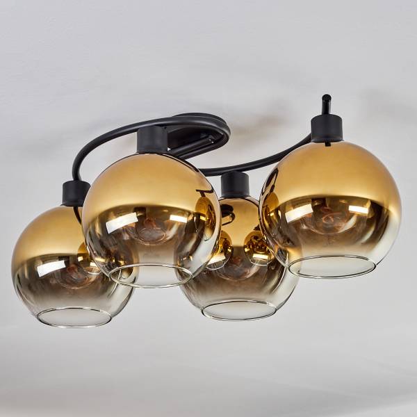 Deckenleuchte Cesaro Gold - Metall - 42 x 27 x 66 cm