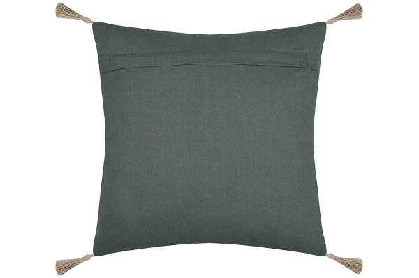 Dekokissen BOTANYS Grün - Naturfaser - 40 x 2 x 40 cm