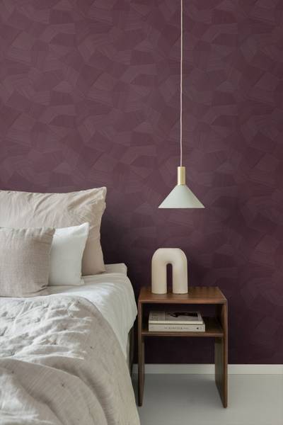 Tapete 348060 Violett - Papier - 50 x 900 x 50 cm