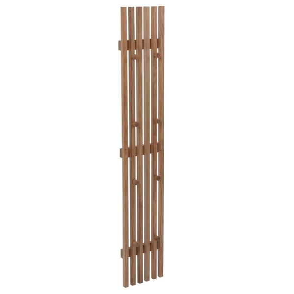 Garderobenpaneel P56 Braun - Eiche - 21 x 120 x 6 cm