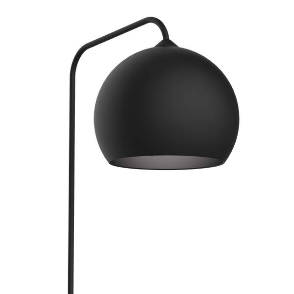 Stehlampe Joe Schwarz - Metall - 65 x 170 x 65 cm