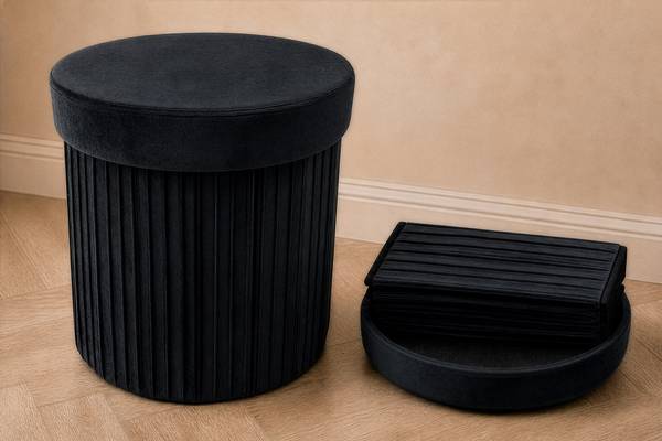 Sitzhocker ÉLAN Schwarz