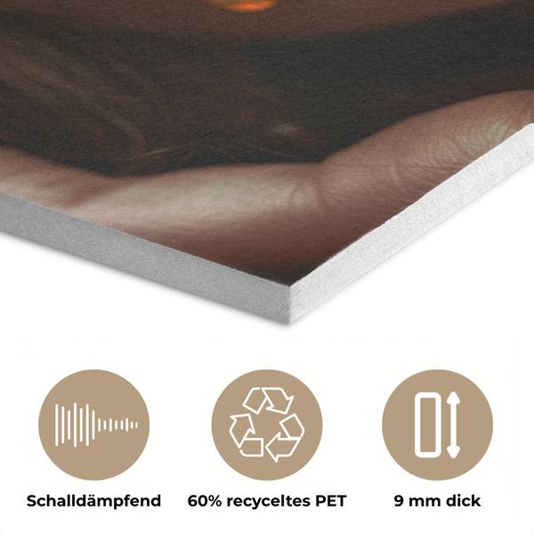 AKUSTIKBILD Frau 80 x 60 cm