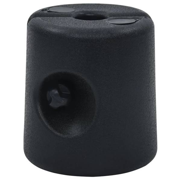 Pavillon-Gewicht 3000586 (4er Set) Schwarz - Polyethylen - 24 x 25 x 24 cm