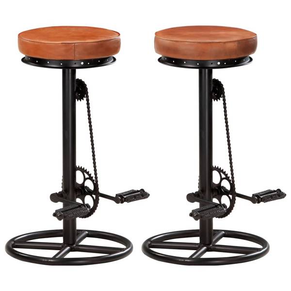 Barhocker 298451 (2er Set) Braun