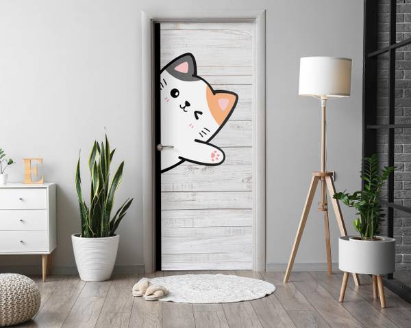 Aufkleber Katzenzauber Breite: 95 cm