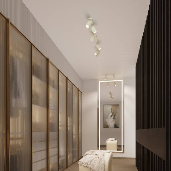 Deckenleuchte Karbon Beige