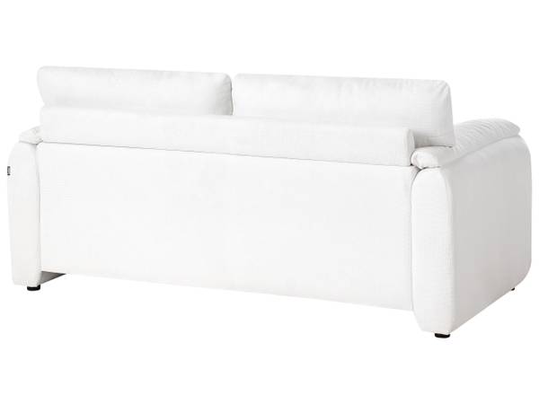 2-Sitzer Sofa GETA Schwarz - Weiß