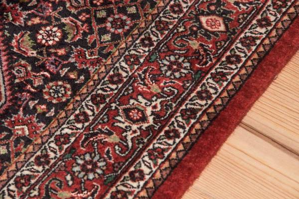 Orientteppich Premium Blau - Wolle - 77 x 1 x 246 cm