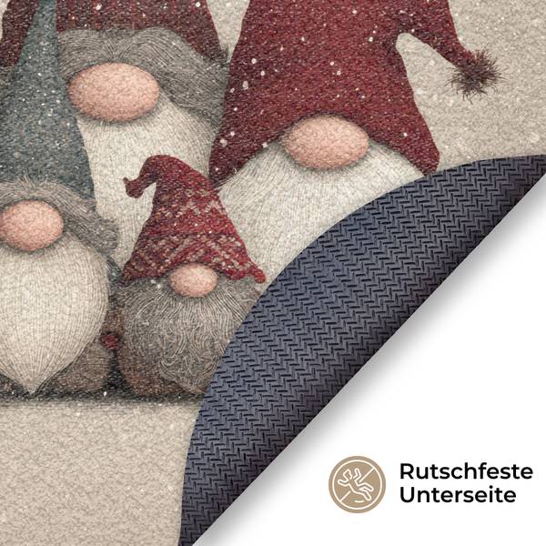 FUßMATTE Wichtel 90 x 90 cm