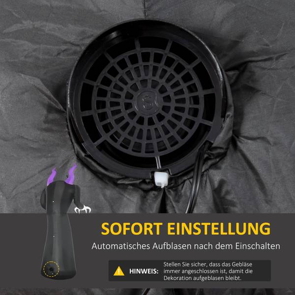 Halloween Gespenst 844-492V90MX Braun - Textil - 79 x 210 x 88 cm